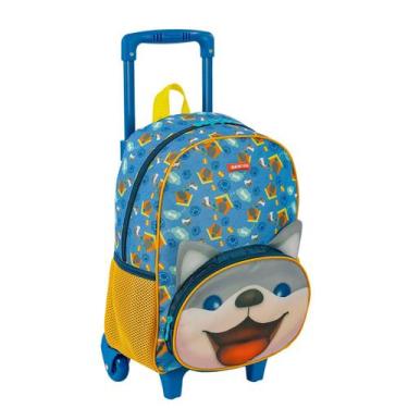 Imagem de Mochila Infantil Kids Dog 3 Menino Rodinha Carrinho Sestini
