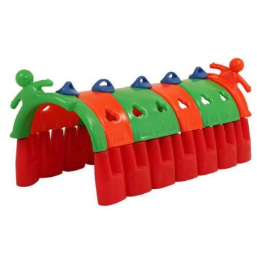 Imagem de Túnel Lúdico Colorido Centopeia Infantil de Brinquedo Freso