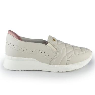 Imagem de Tênis Casual Kolosh Feminino Slip On C3159, 36, Bege