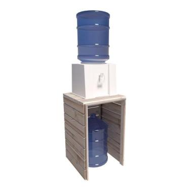 Imagem de Carrinho Envernizado P/ Vaso Planta Flores Botijão Suporte - Technox