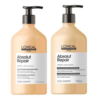 Imagem de L'Oréal Professionnel Absolut Repair Kit  Shampoo + Condicionador, Kit