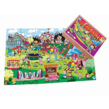 Imagem de Quebra-Cabeça Infantil Gigante Parque 96 peças - Simque