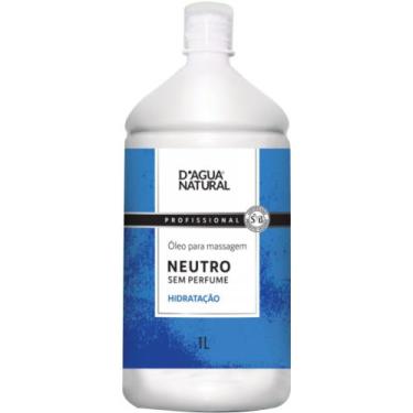 Imagem de Óleo para massagem neutro massoterapia 1lt dágua natural - D'Água Natu