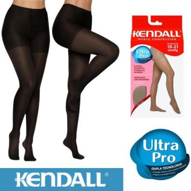 Imagem de Kit Com 2 Meia Calça Kendall Ultra Pro Média Compressão Feminina  Sem 