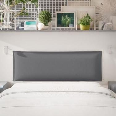 Imagem de Painel Cabeceira Perro p/ Cama de Casal Parede Estofada - TB ECOMMERCE