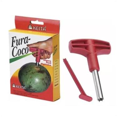 Imagem de Furador Abridor Manual de Coco Higiênico Prático e Fácil - Keita