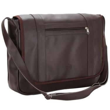 Imagem de Pasta Carteiro Bolsa Transversal Masculina Pasta para Notebook / Pasta