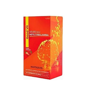 Imagem de Neuro B12 Metilcobalamina 60 Comp Mastigavel - Good Vit