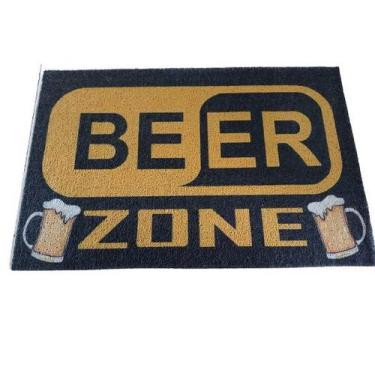 Imagem de Tapete bem vindo para porta de entrada emborrachado antiderrapante est