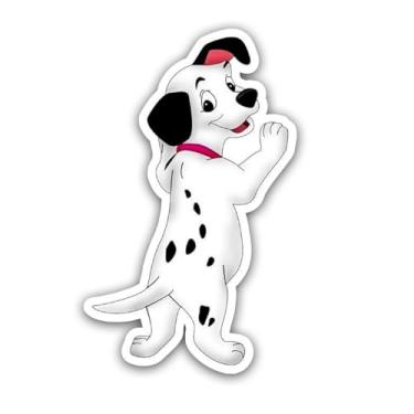 Imagem de Adesivo de vinil de cachorro sorrindo fofo espiando, 12 x 12 cm, adesivos engraçados de arranhões de carro para para-choques, janela, caminhão, furgão, refrigerador, laptop