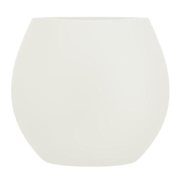 Imagem de Vaso Fibra De Vidro Decoração 40cm Estilo Vietnamita Plantas (Off White Fosco)