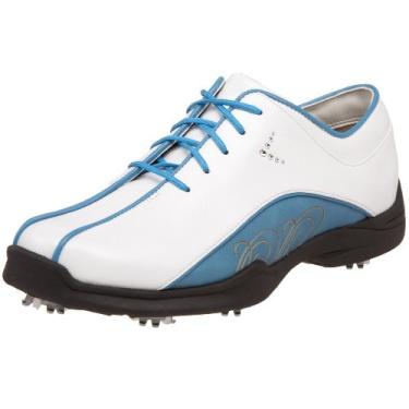 Imagem de Callaway Sapato de golfe feminino Sivan, branco/azul, 10