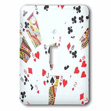 Imagem de 3dRose lsp_112895_1 Jogo de cartas fotografia baralho de cartas presente para Ponte de pôquer e outros jogadores de jogos de cartas interruptor único