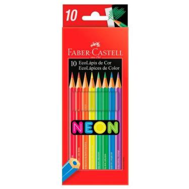 Imagem de Ecolápis de Cor 10 Cores Neon - Faber-Castell