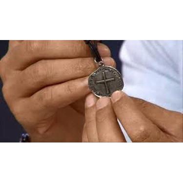 Imagem de Cordão medalha das duas cruzes - armazem