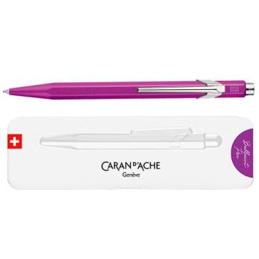 Imagem de Caneta Esferográfica Caran dAche Colormat-X 849 Violeta - CARAN D'ACHE