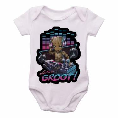 Imagem de body nenê criança roupa bebê  Groot DJ - Empório Dutra, P   ( 0-2 Mese