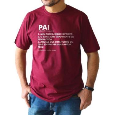 Imagem de Camiseta Pai Dicionário Meu Herói Melhor Amigo Frase - SEMPRENALUTA, V