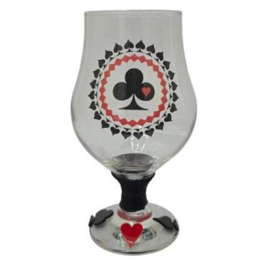 Imagem de Taça Cerveja Zé Pelintra Baralho Carta Paus 400 ml - Bialluz