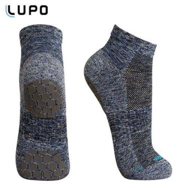 Imagem de Meia antiderrapante Pilates Lupo - REF. 3310, Azul, 41 a 44