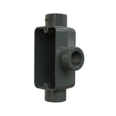 Imagem de Condulete Pvc Cinza Sem Rosca T 3/4 Sem Tampa Tcsr - 15 Wetzel, Cinza