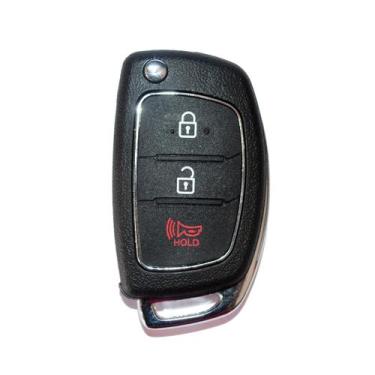 Imagem de Chave Canivete Hyundai Hb20 Positron Inteligente com botão de Buzina