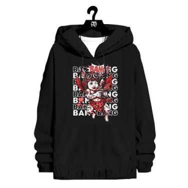 Imagem de Moletom Algodão Masculino E Feminino Streetwear Anjo Armado Swag - Red