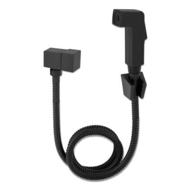 Imagem de Ducha Higiênica Completa Luxo Metal 1/4 Volta Preto 6019h - Luuk Young