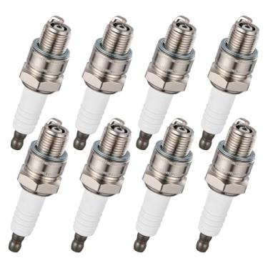 Imagem de BDFHYK Velas de ignição de irídio QL77JC4 compatíveis com motor de popa para motores Yamaha, conjunto de 8