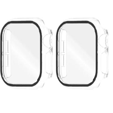 Imagem de Kit 02x Capa Capinha Silicone 360 Compatível Smartwatch Watch Serie 10-46mm 42mm (46MM)