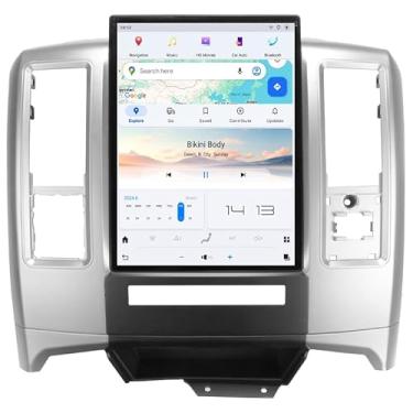 Imagem de NAKEVICH Tela sensível ao toque de 13,8 polegadas Qualcomm Android rádio automotivo para Dodge RAM 2008 2009 2010 2011 2012 caminhões estéreo atualização estilo Tesla unidade principal multimídia IPS
