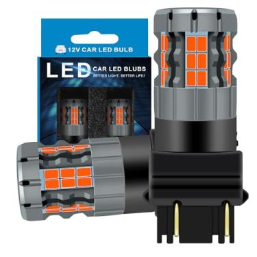 Imagem de Zyvirexa 3157 Lâmpadas LED de freio/traseira compatíveis com Toyota Corolla 1998-2008, luz vermelha, Plug and Play, pacote com 2