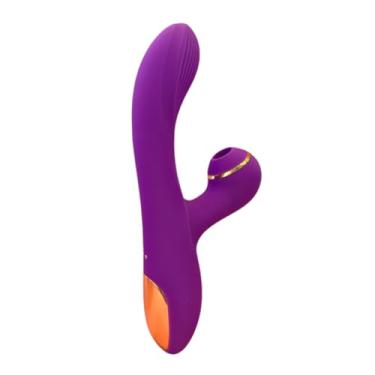 Imagem de Sugador e Vibrador Rabbit Duplo (Roxo)