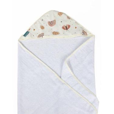 Imagem de Toalha de Banho Baby com Capuz Extra Macia 100% Algodão - Hippie Chic 