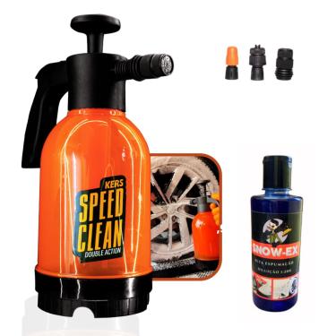 Imagem de Pulverizador Snow Foam Manual Speed Clean 3 bicos + Shampoo Automotivo