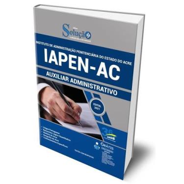 Imagem de Apostila IAPEN-AC - Auxiliar Administrativo  - Editora Solução