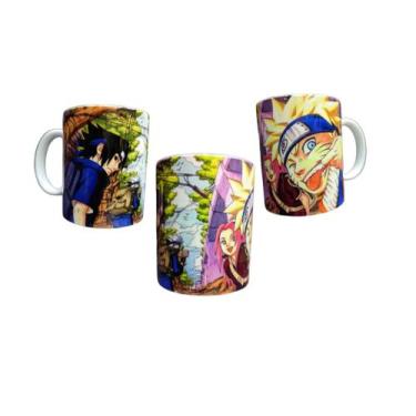 Imagem de Caneca Porcelana do Naruto - Sublimação, Naruto time7