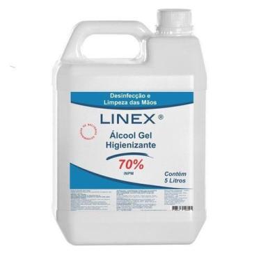 Imagem de Álcool Gel 70º LINEX 5L / 4,3kg