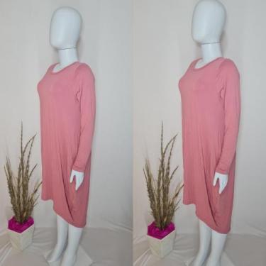 Imagem de Vestido Mullet Manga Longa - nascimentomodas2020, Rosê, P