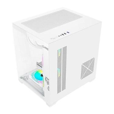 Imagem de Gabinete Branco Gamer MID TOWER para Placa Mãe Micro ATX / ITX - CLANM