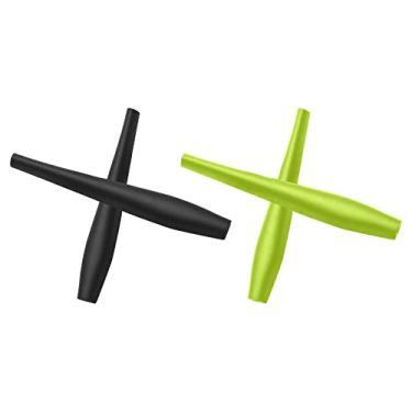 Imagem de ToughAsNails 2 pares de meias de borracha para óculos de sol Oakley Crosshair 2.0 OO4044 preto e verde