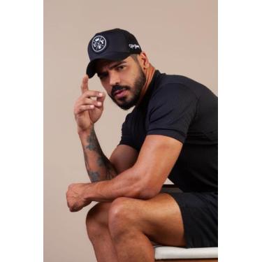 Imagem de Boné Trucker Aba Curva Snapback Várias Cores Brasão Use Young - Pampas