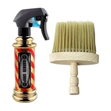 Imagem de Borrifador Barber Shop 200ml + Espanador Pincel Barbeiro - Leste Capas