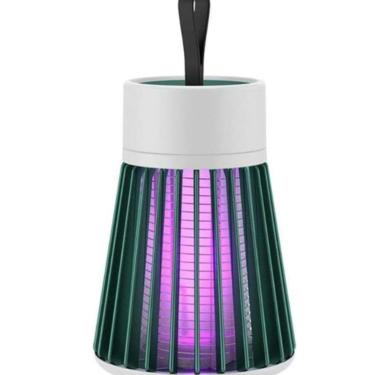 Imagem de Luminaria Mata Pernilongo Mosquito Eletrico Armadilha Luz Ultravioleta Choque Lampada Inseto Pernilongo LED Luz UV USB
