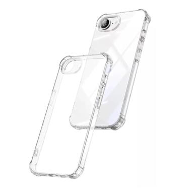 Imagem de Capinha Capa Case Anti Impacto Queda Shock Transparente em Silicone Macio Proteção Compatível com iPhone 16e