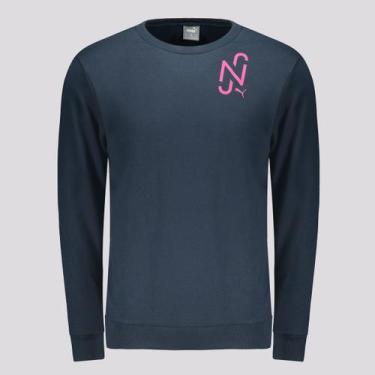 Imagem de Moletom Puma Neymar Jr Crew Sweat Marinho, G