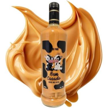 Imagem de Licor Bem Casado Doce de Leite 1L - Kit 2 Garrafas
