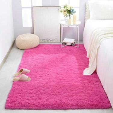 Imagem de Tapete de pelúcia para quarto infantil, tenda, tapetes de brincar para sala de estar, almofadas de chão, tapete macio e fofo para casa, camelo tingido, 140x200cm