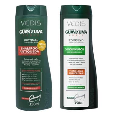 Imagem de Kit Guanxuma Shampoo Antiqueda Force para Cabelos Oleosos & Condicionador Antiqueda – 350 ml