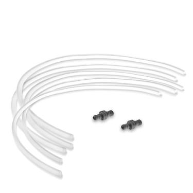 Imagem de namroh.HC 5x mangueiras de tubos de leite 6 x 3 mm C = 36 cm compatível com a maioria dos bicos de espuma Jura Nivona Melitta + 2x bicos de conector